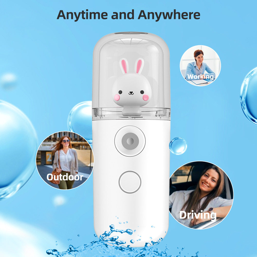 Nano Wasser Spray 30 ml – Tragbarer USB Nano Mist Sprayer für Gesichtspflege