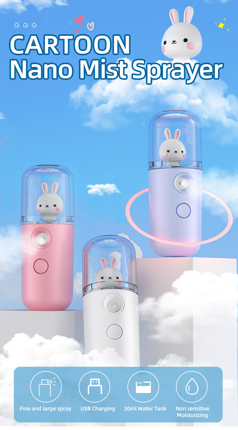 Nano Wasser Spray 30 ml – Tragbarer USB Nano Mist Sprayer für Gesichtspflege